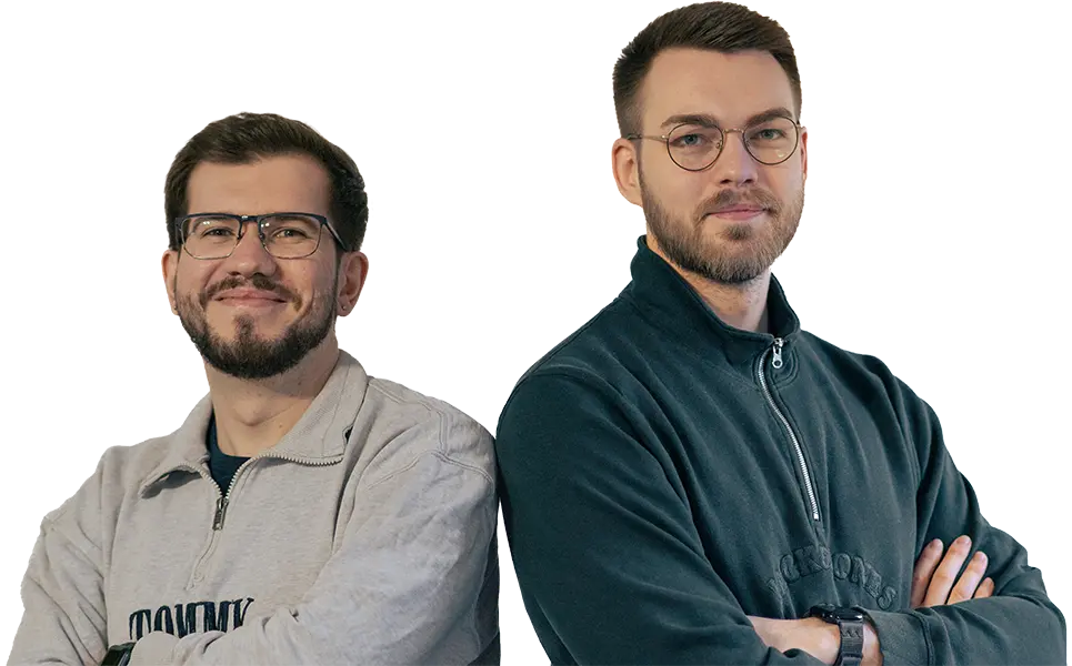 Die CEOs von Elmanowski & Schweiger GbR.